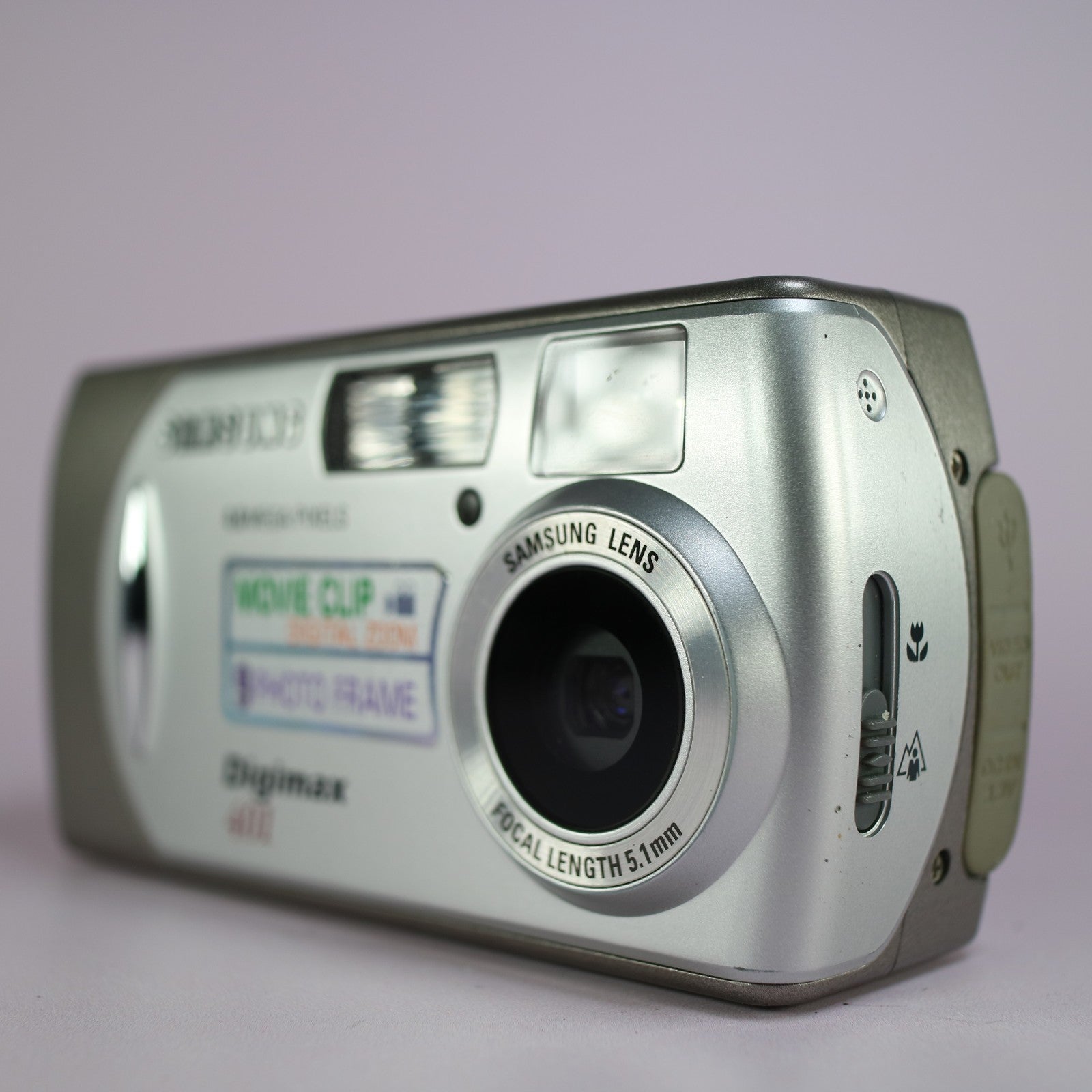 Samsung Digital Camera Digimax 401 4.0MP Silver Tested