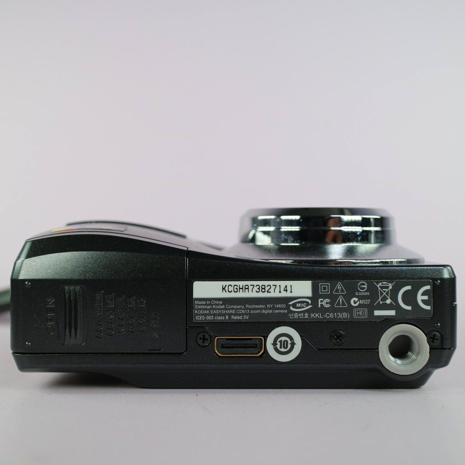 Kodak Digital Camera EasyShare C613 6.0MP Black Tested