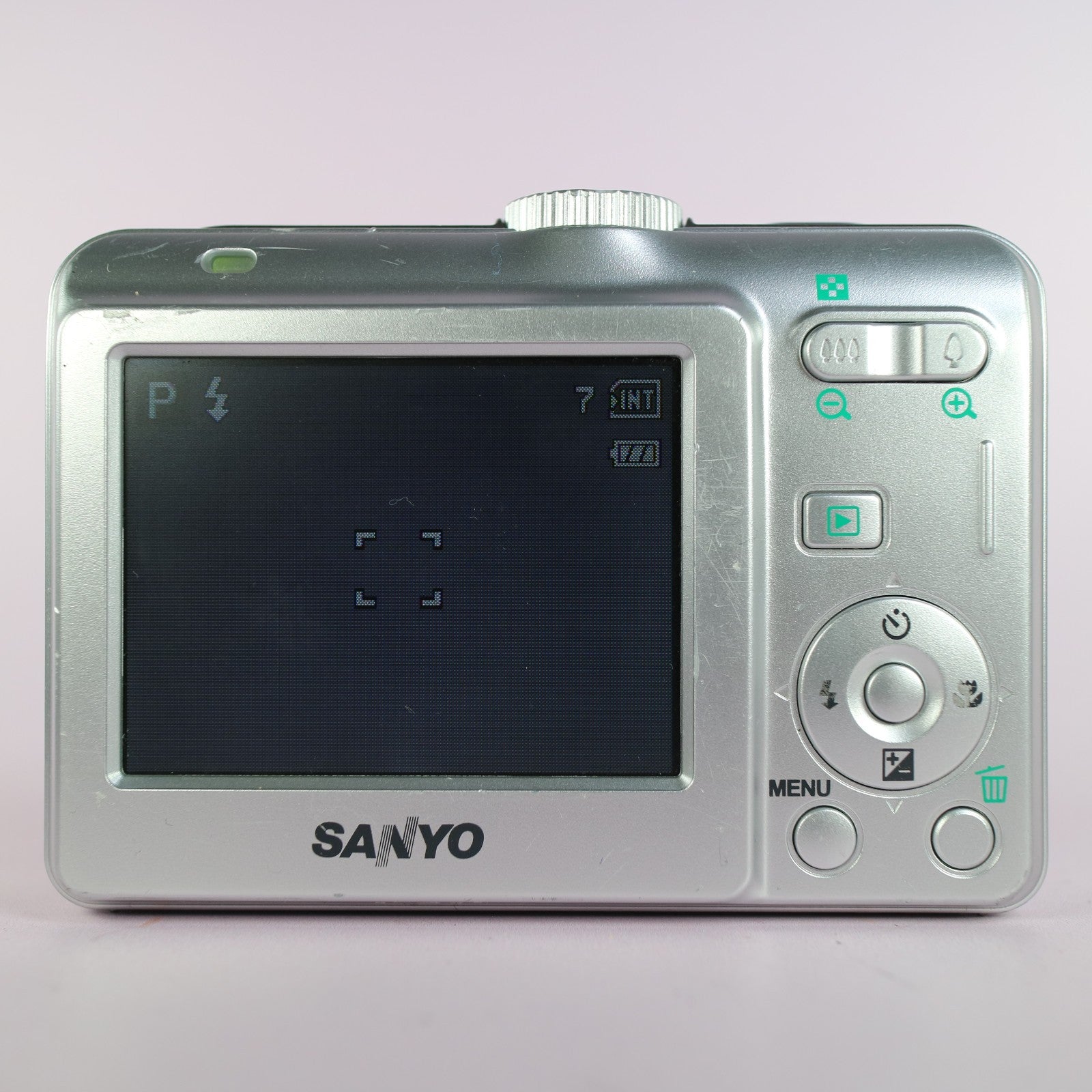 Sanyo VPC-S500 5.0MP Compact Digital Camera Silver Tested