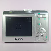 Sanyo VPC-S500 5.0MP Compact Digital Camera Silver Tested