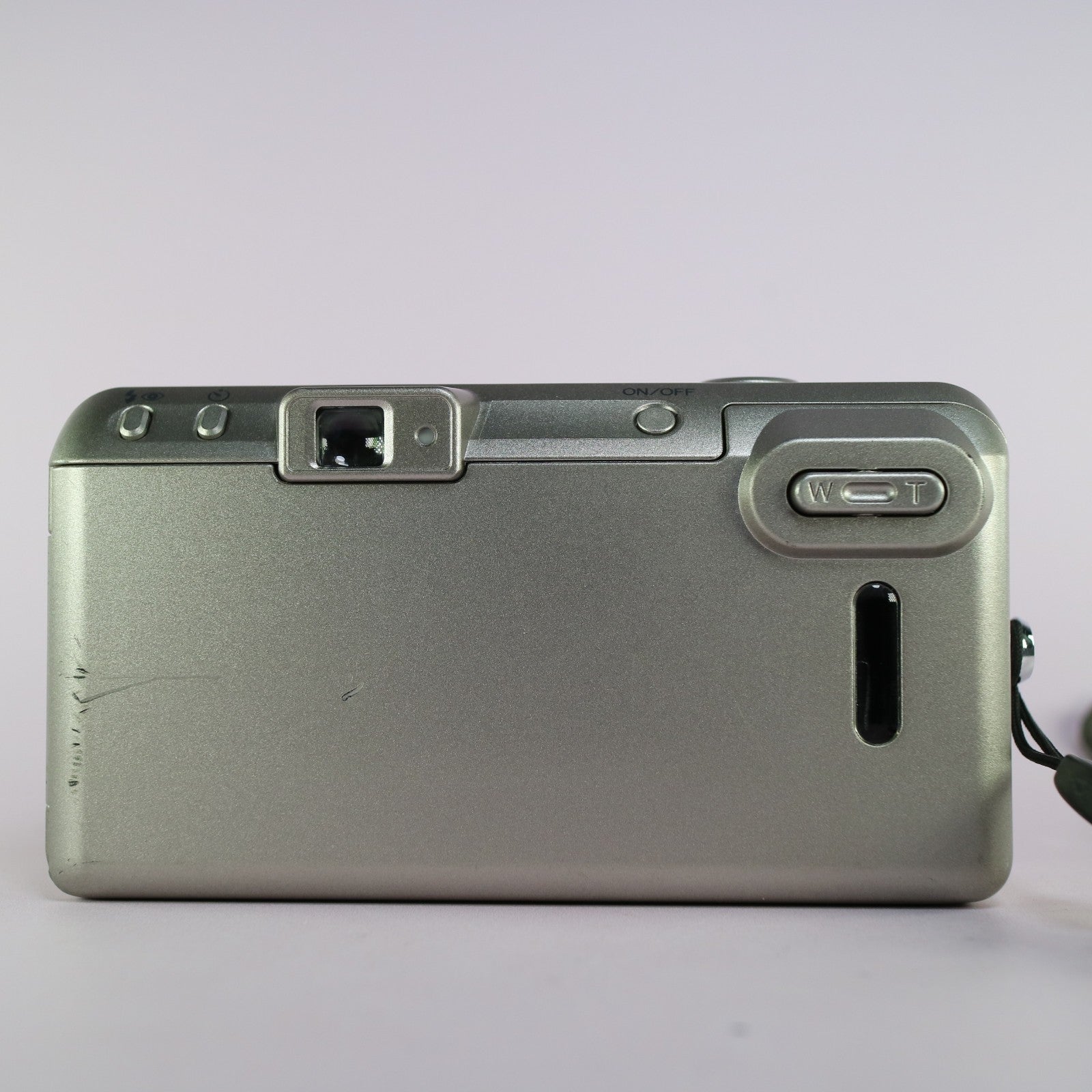 Minolta Riva Zoom 115 35mm Film Point and Shoot Camera Silver Tested