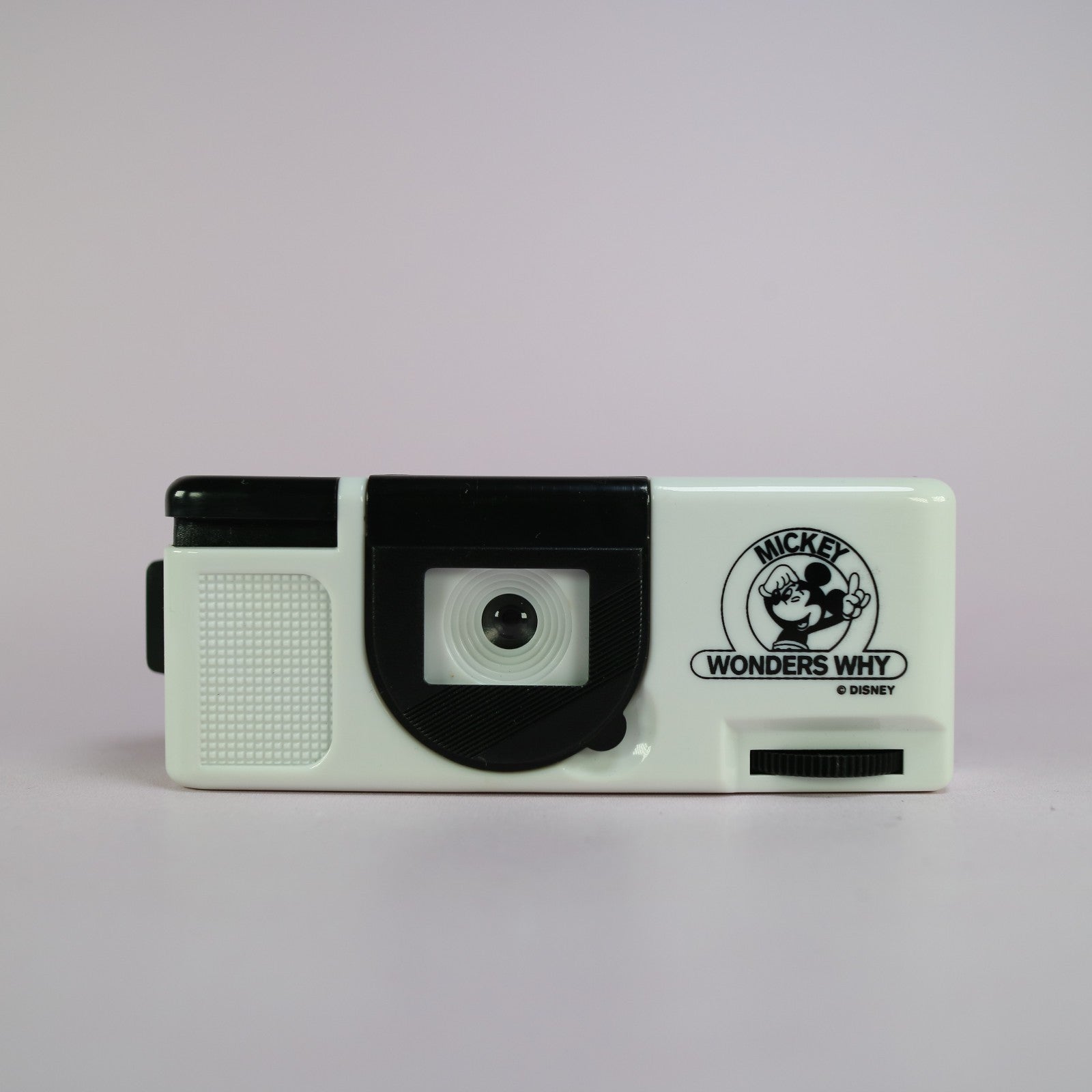 Disney Mickey Wonders Why Pocket Camera 110mm Film Point and Shoot White Tested