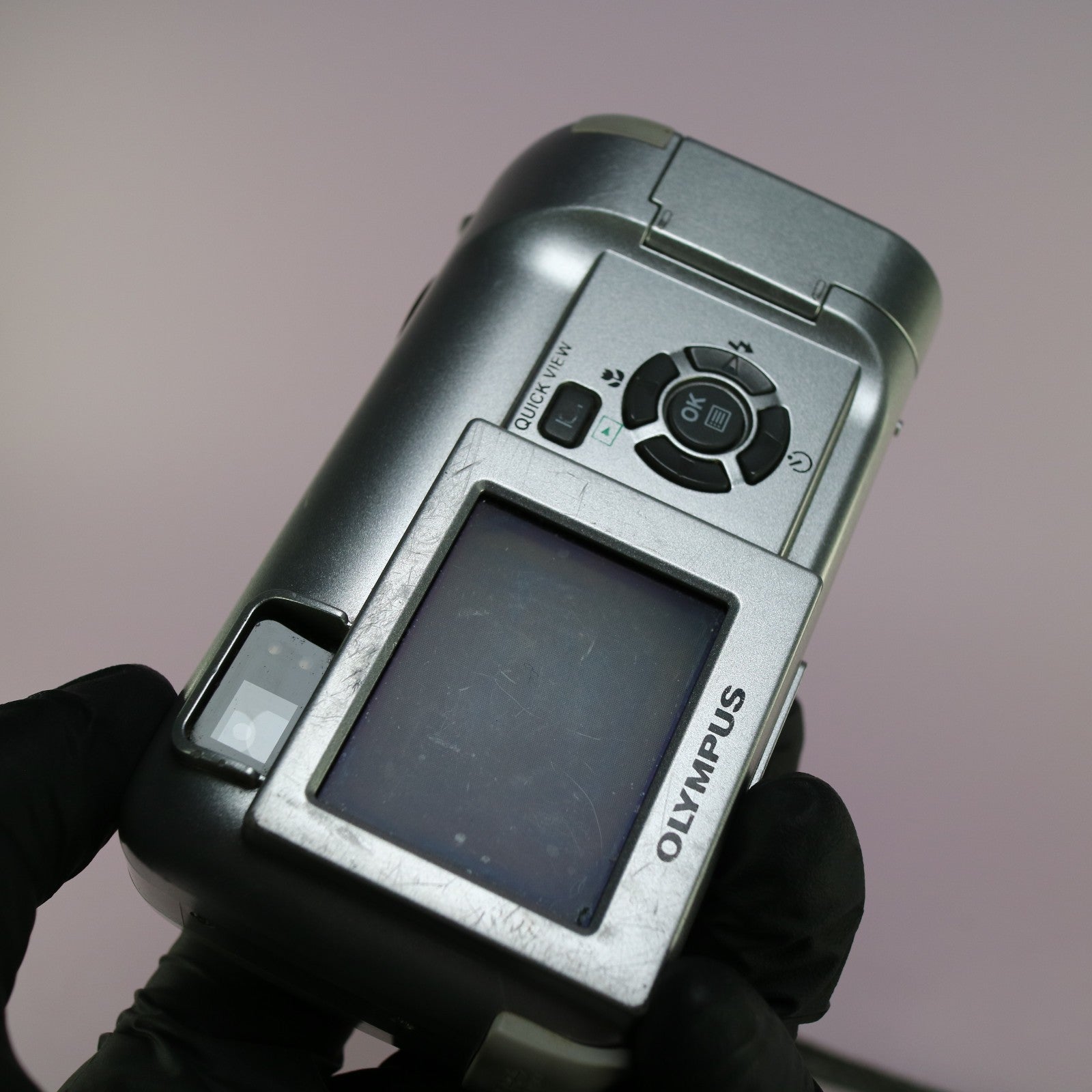 Olympus Digital Camera Camedia D-560 Zoom 3.2MP Silver Tested