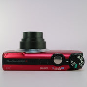 Canon Digital Camera PowerShot A3300 IS 16.0MP Red Tested
