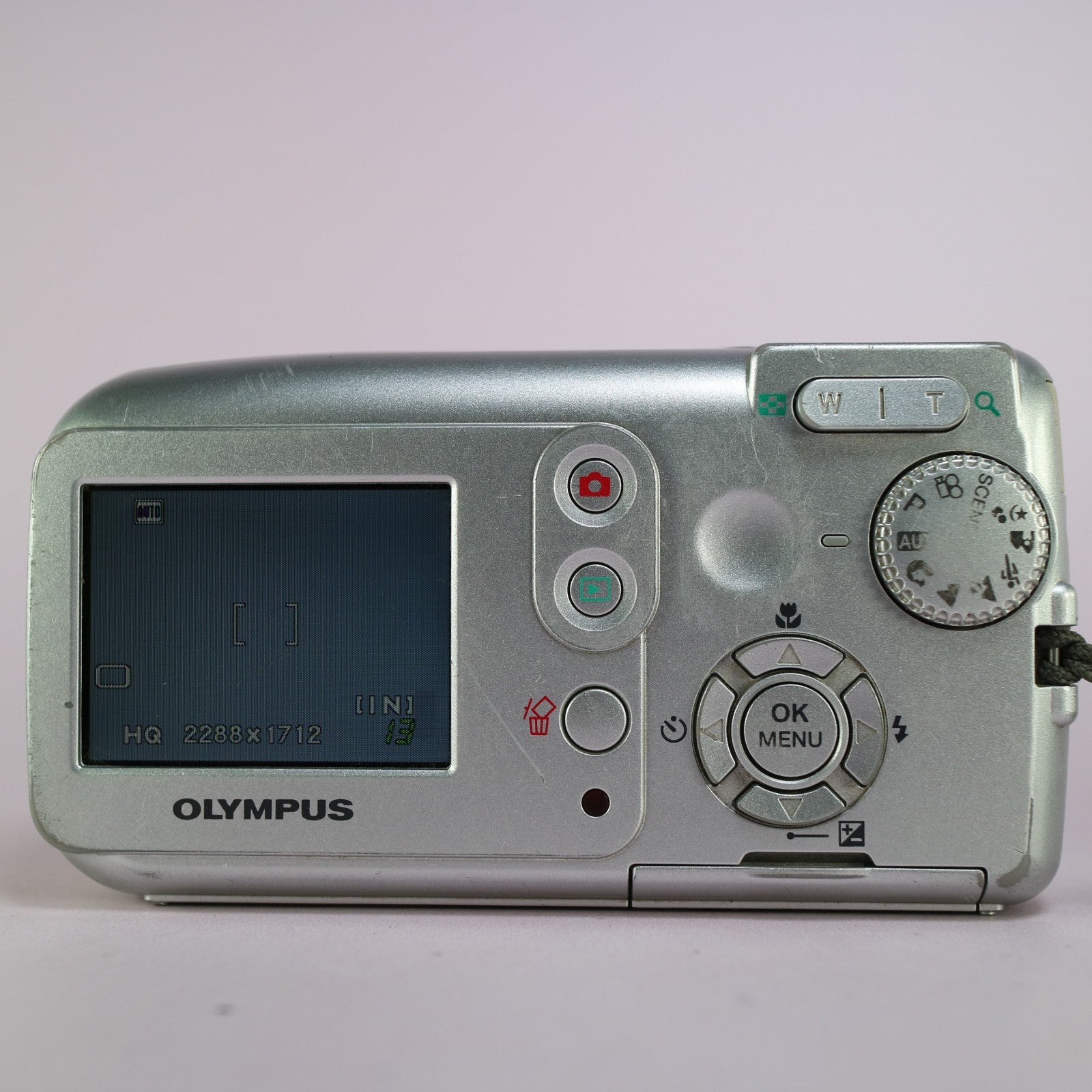 Olympus Digital Camera Camedia D-545 Zoom 4.0MP Silver Tested