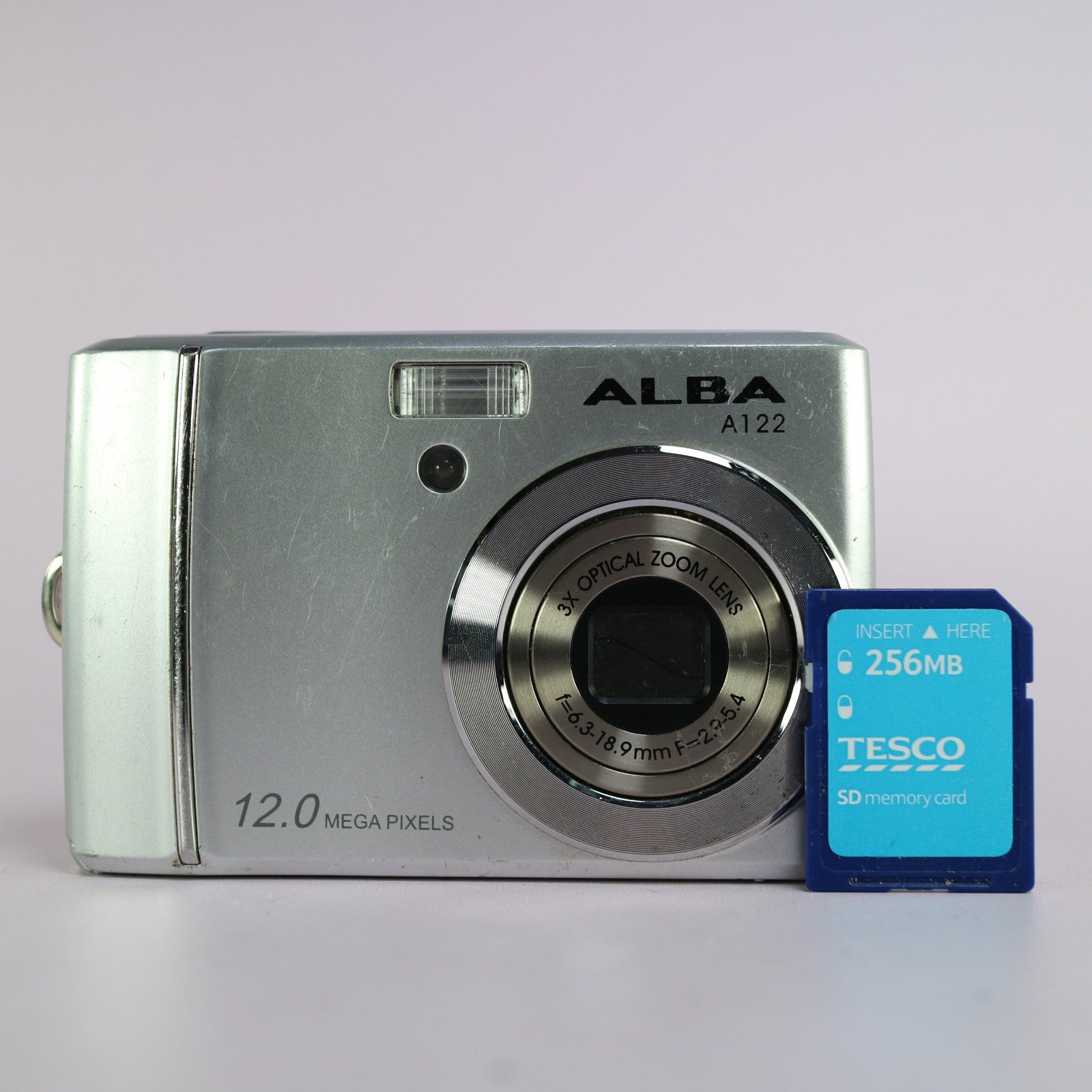 Alba A122 12.0MP Compact Digital Camera Silver Tested