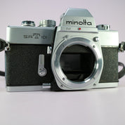 Minolta SRT101 35mm Film SLR Camera Silver W/ W.Rokkor-HG 35mm f/2.8 Lens Tested