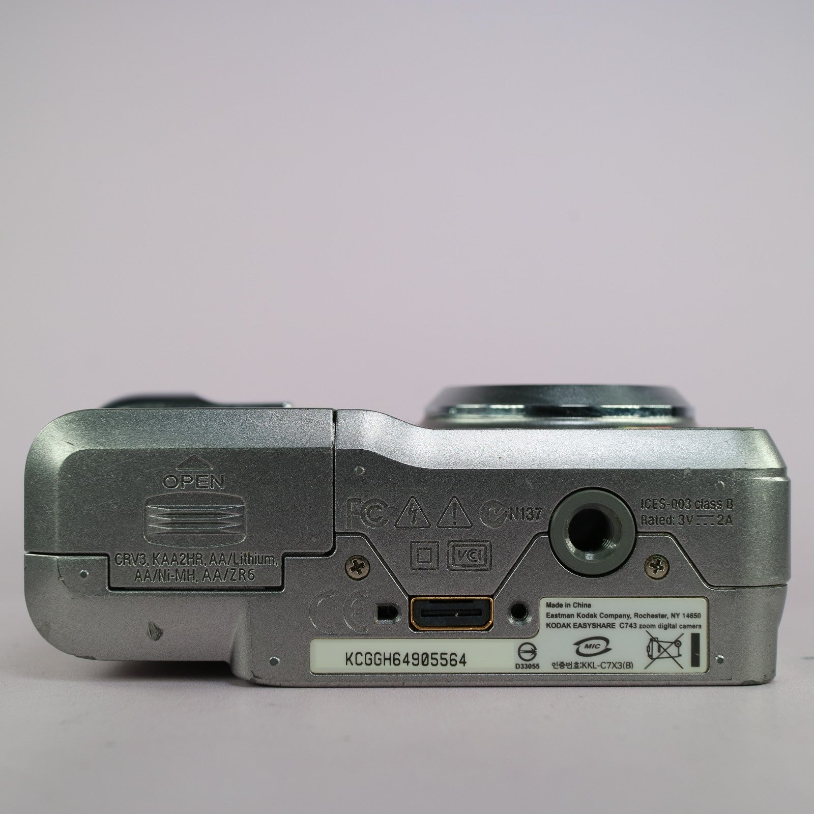 Kodak Digital Camera EasyShare C743 7.1MP Silver Tested