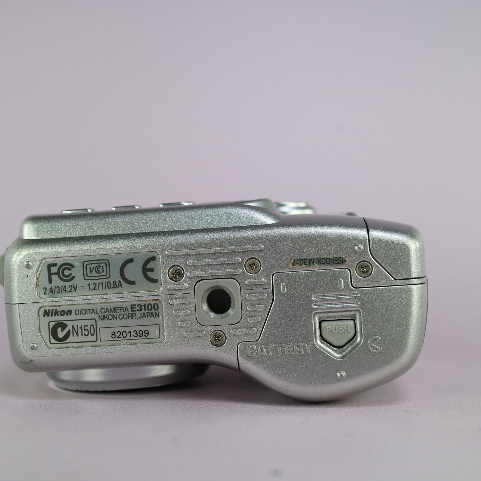 Nikon Digital Camera Coolpix 3100 3.2MP Silver Tested