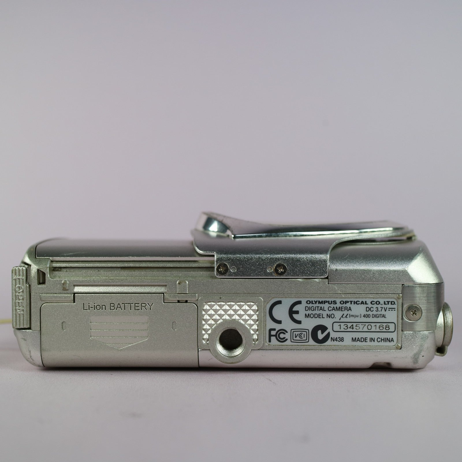 Olympus Digital Camera Mju 400 4.0MP Silver Tested
