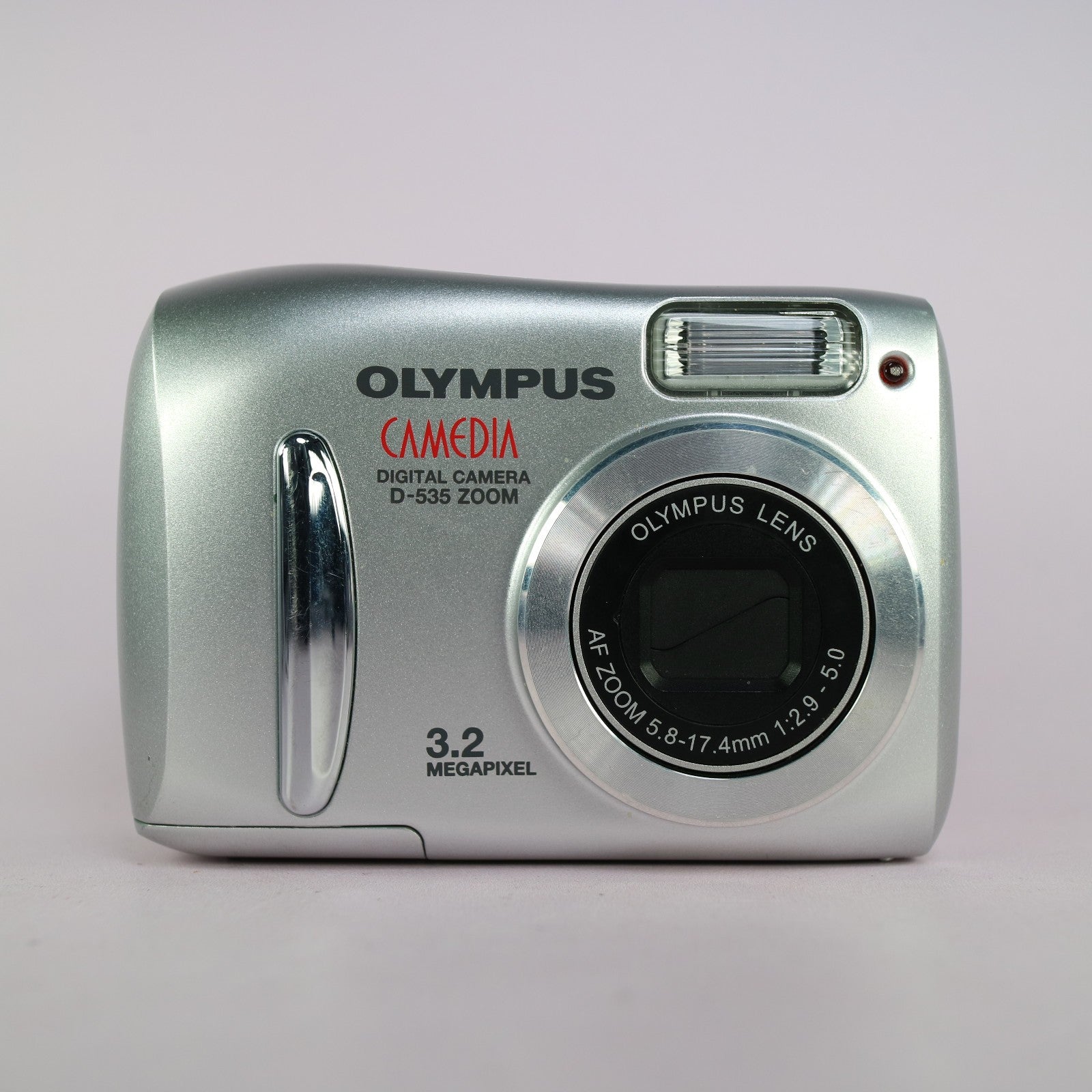 Olympus Digital Camera Camedia D-535 Zoom 3.2MP Silver Tested
