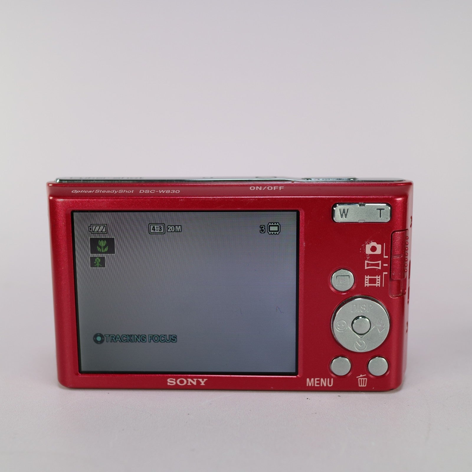 Sony Digital Camera Cybershot DSC-W830 20.1MP Pink Tested Full Working Set