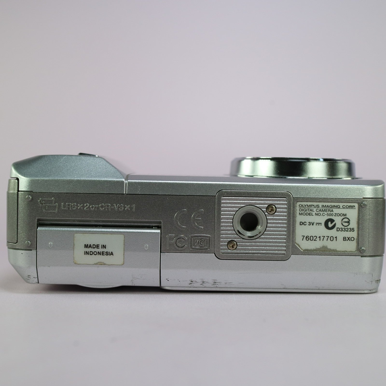 Olympus Digital Camera Camedia C-500 Zoom 5.0MP Silver Tested