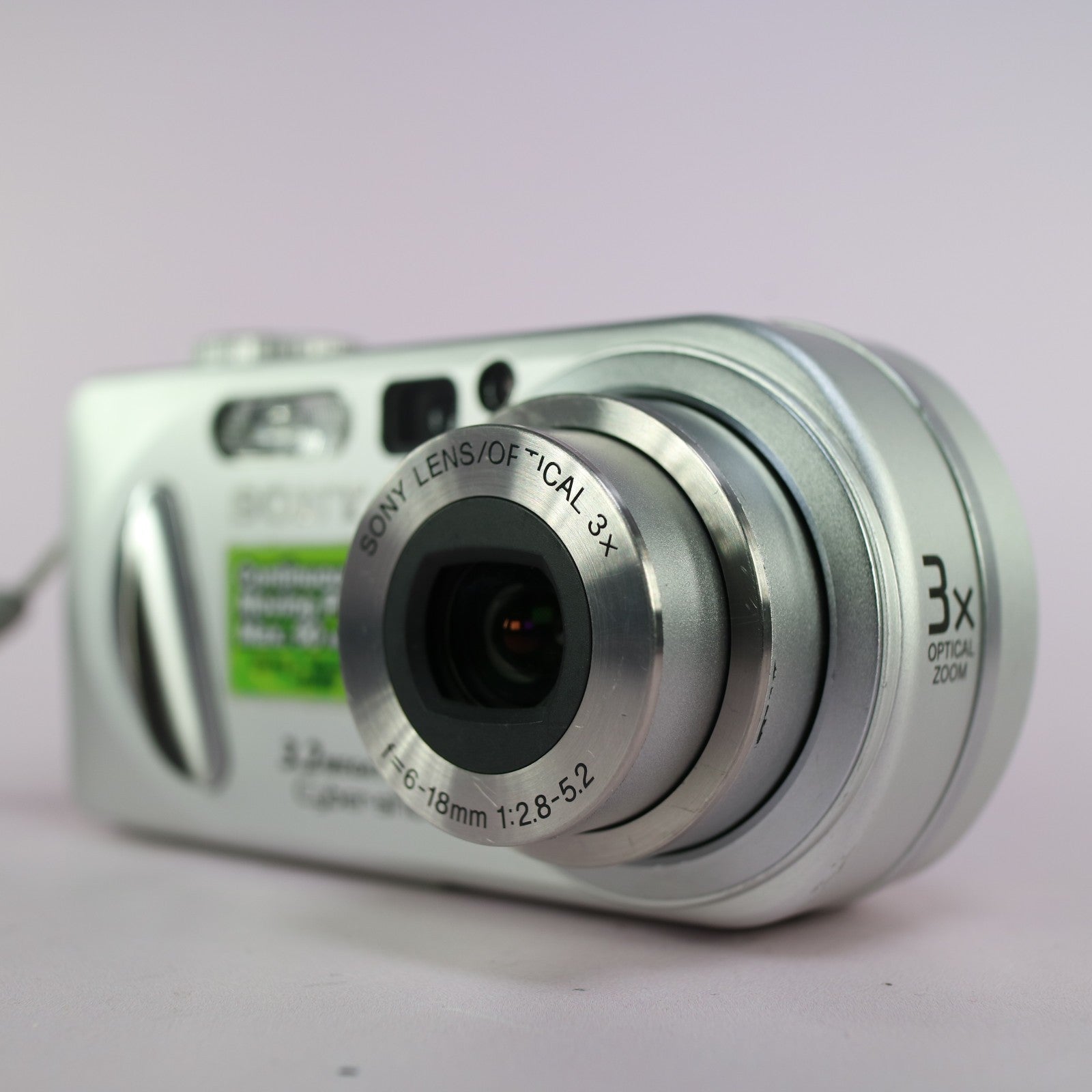 Sony Digital Camera Cybershot DSC-P8 3.2MP Silver Tested