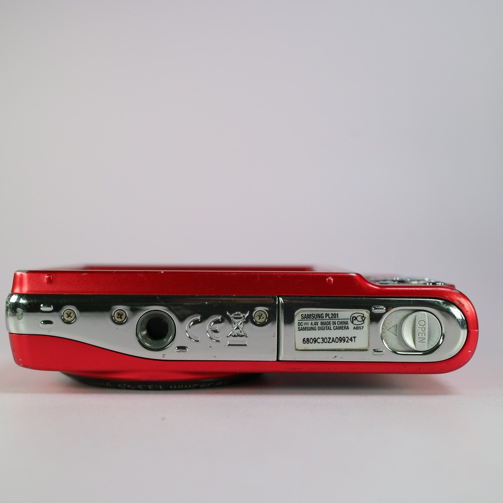 Samsung Digital Camera PL201 14.2MP Red Tested Full Working Set