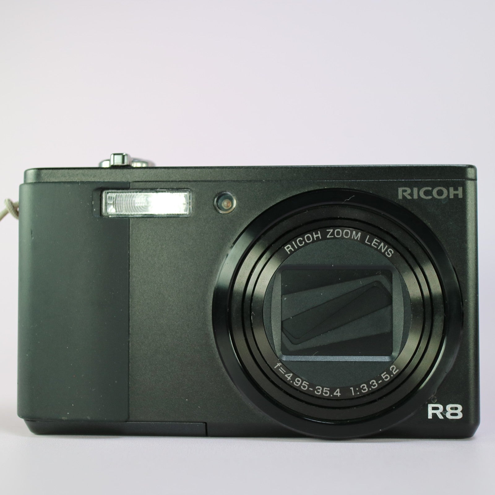 Ricoh Digital Camera R8 10.2MP Black Tested Full Working Set