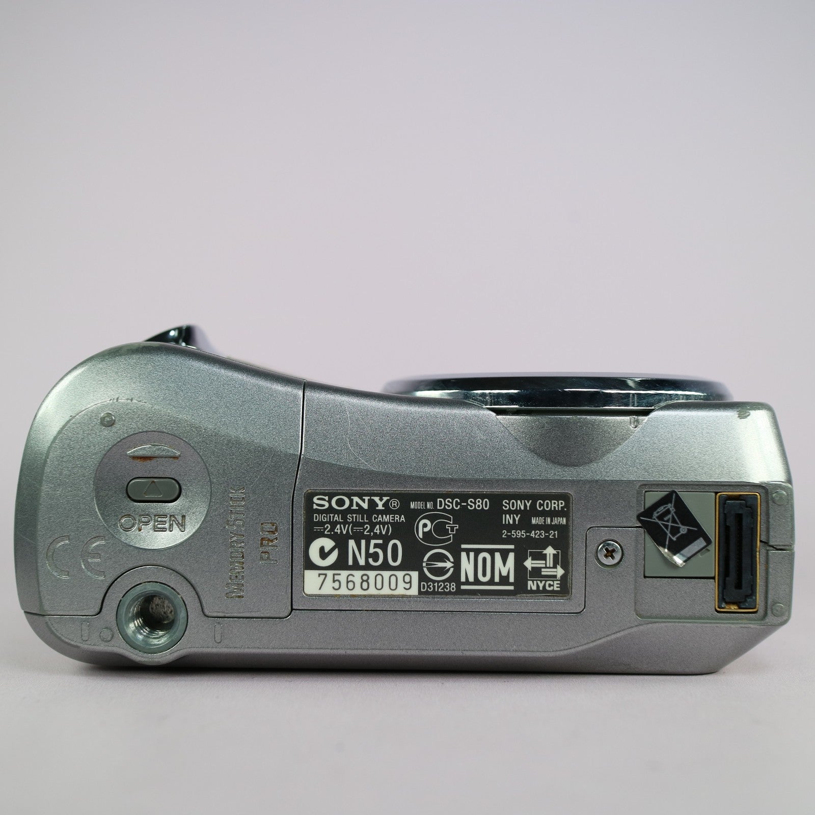 Sony Digital Camera Cybershot DSC-S80 4.1MP Silver Tested
