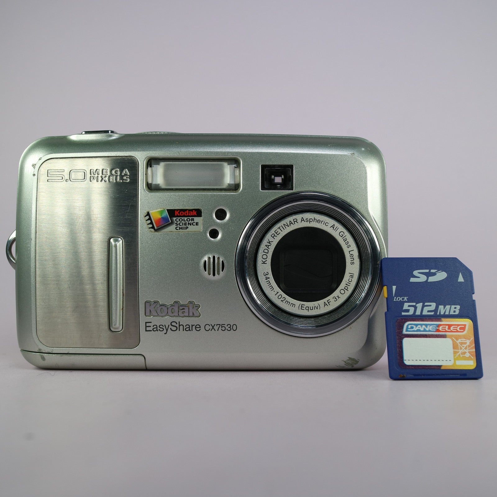 Kodak Digital Camera EasyShare CX7530 5.0MP Silver Tested