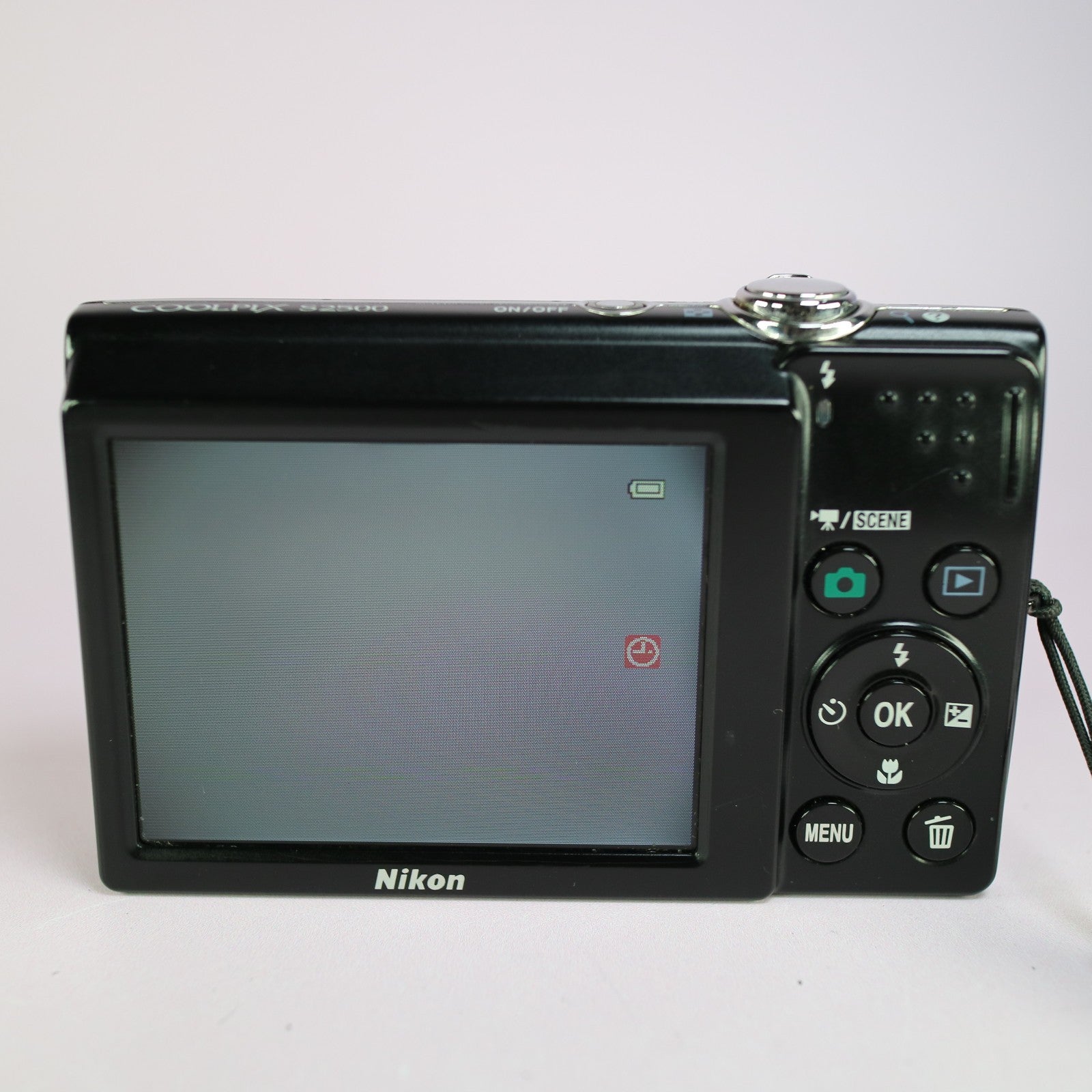 Nikon Digital Camera Coolpix S2500 12.0MP Black Tested Full Working Set