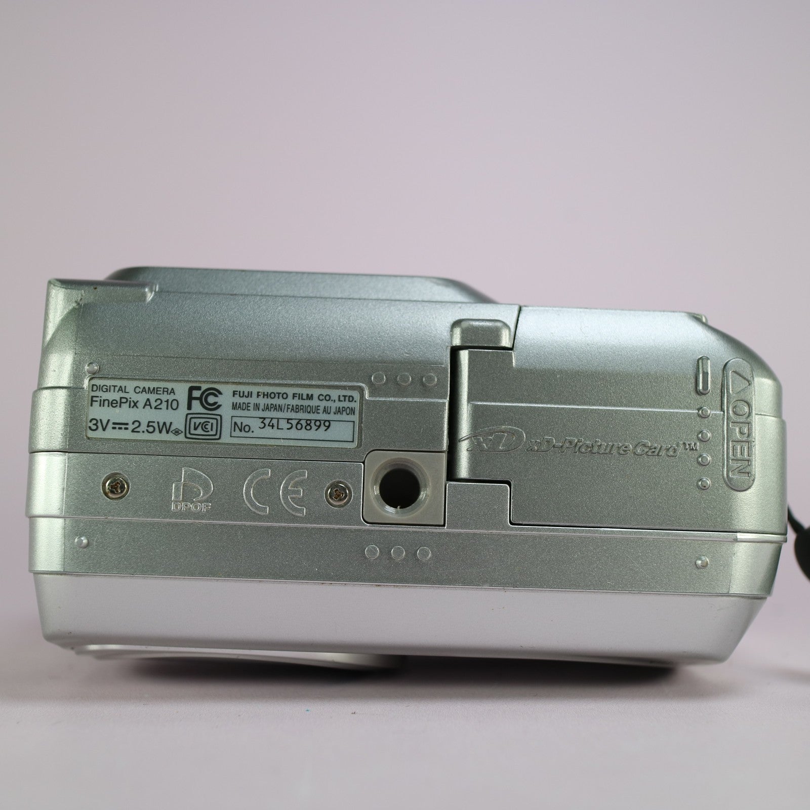 Fujifilm Digital Camera FinePix A210 3.2MP Silver Tested