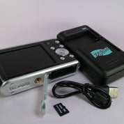 48.0MP Unbranded Compact Digital Camera Black Tested With Charger