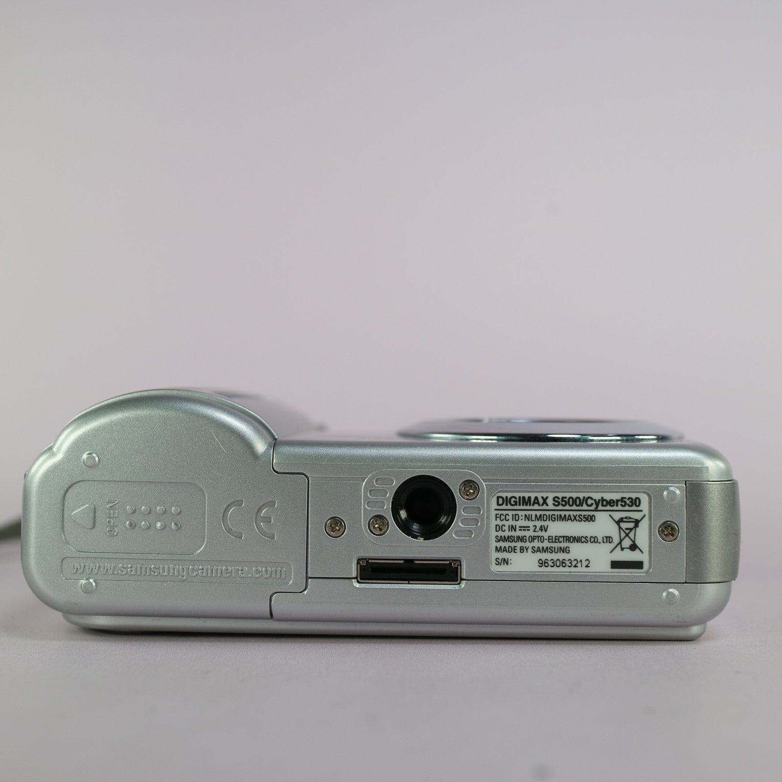 Samsung Digimax S500 5.1MP Compact Digital Camera Silver Tested