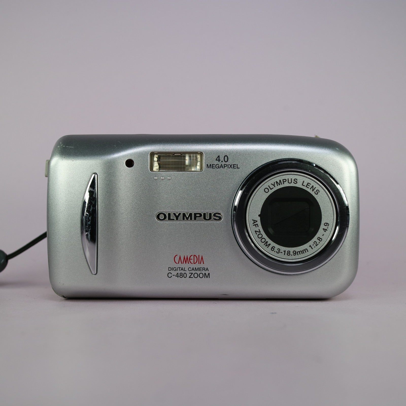 Olympus Digital Camera Camedia C-480 Zoom 4.0MP Silver Tested