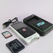 Panasonic HM-TA1 High Definition Handheld Camcorder White Tested Full Set