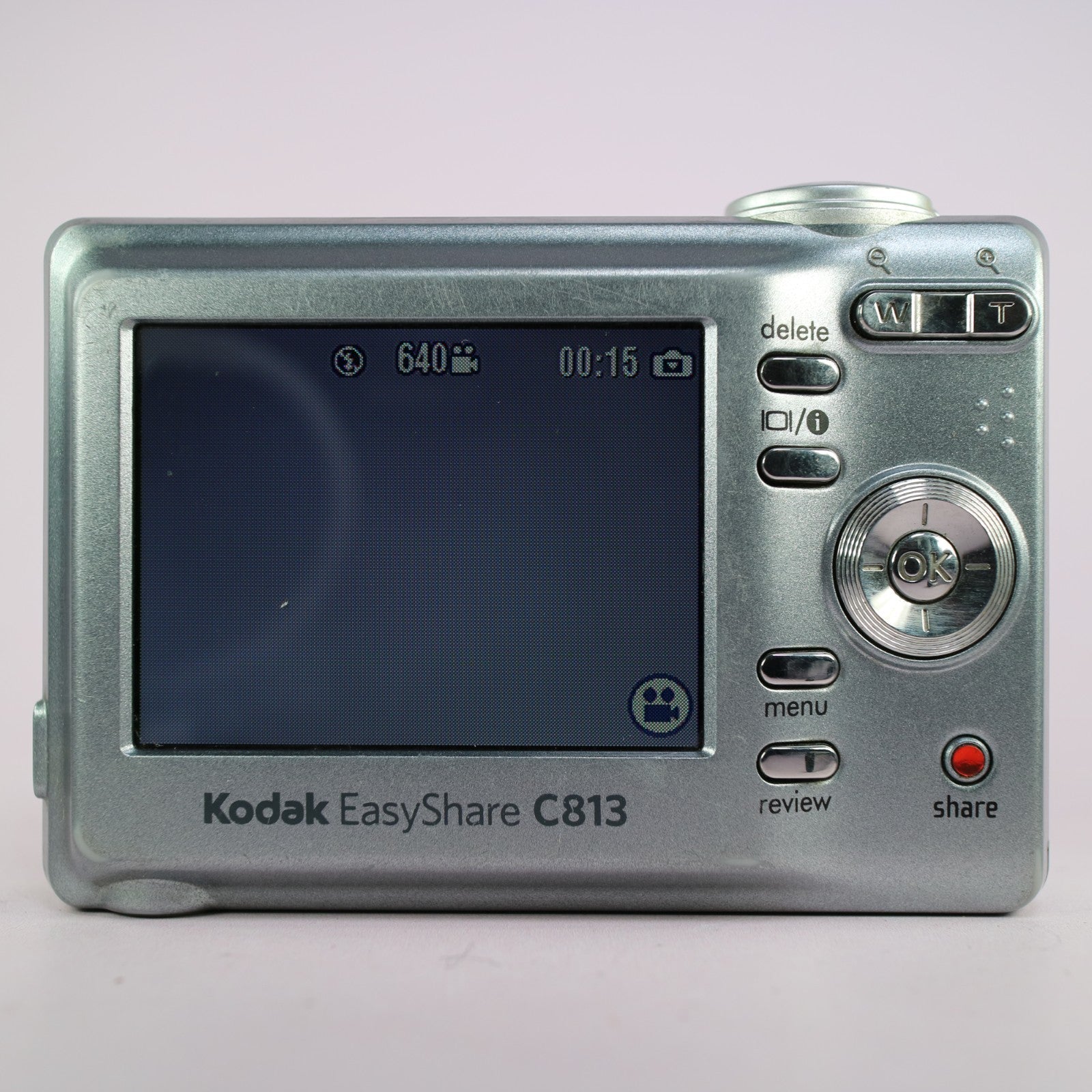 Kodak Digital Camera EasyShare C813 8.2MP Silver Tested
