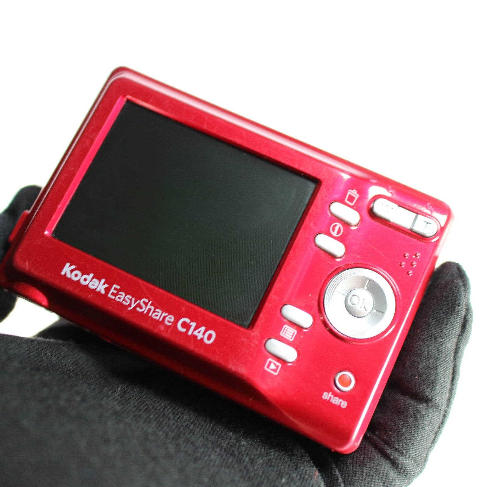 Kodak Digital Camera EasyShare C140 8.2MP Red Tested