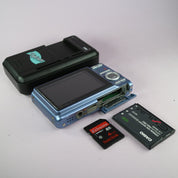 Casio Digital Camera Exilim EX-Z77 7.2MP Blue Tested With Full Working Set