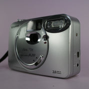 Fujifilm FinePix A201 2.0MP Digital Camera Silver Tested w/ Smartmedia Card