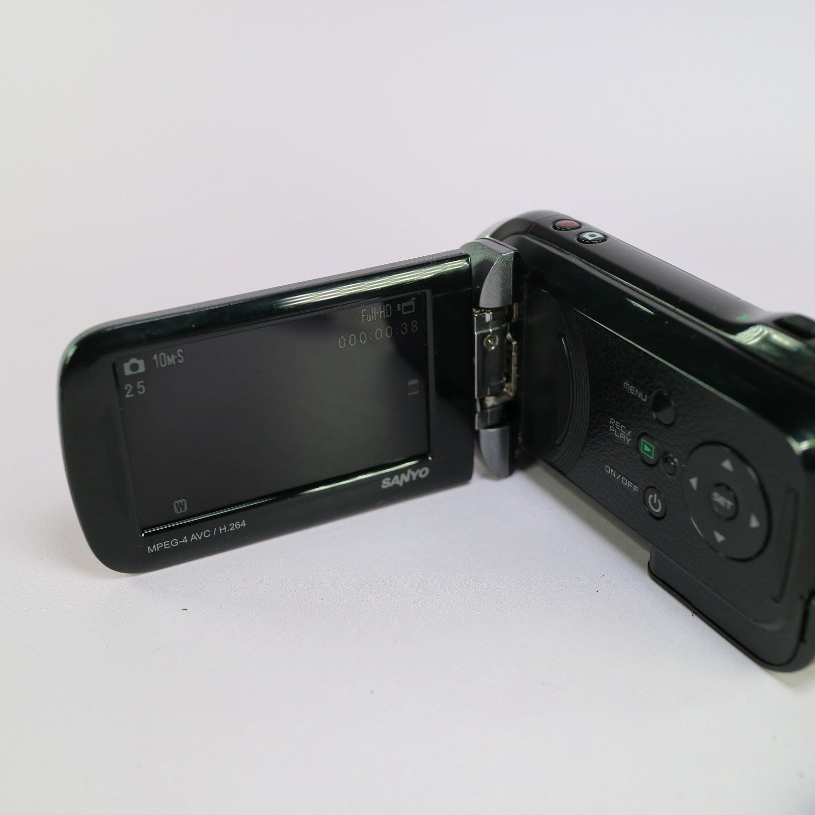 Sanyo Xacti VPC-GH3 10.0MP FHD Camcorder Silver Tested Full Working Set