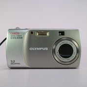 Olympus Digital Camera Camedia C-310 Zoom 3.2MP Silver Tested