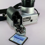 Seiko Epson Digital Bridge Camera PhotoPC 3000Z 3.3MP w/ Adapter Silver Tested