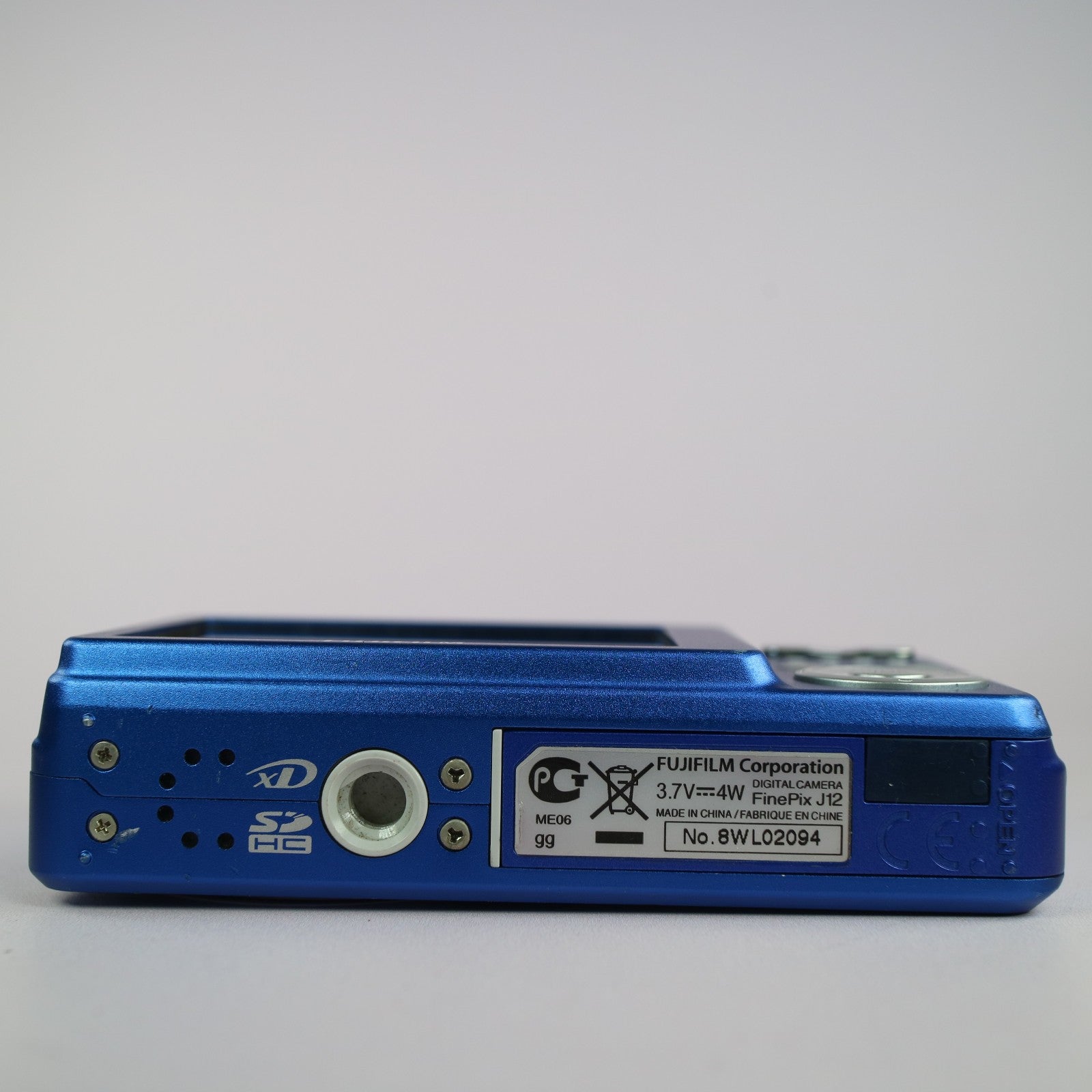Fujifilm Digital Camera FinePix J12 8.2MP Blue Tested Full Working Set