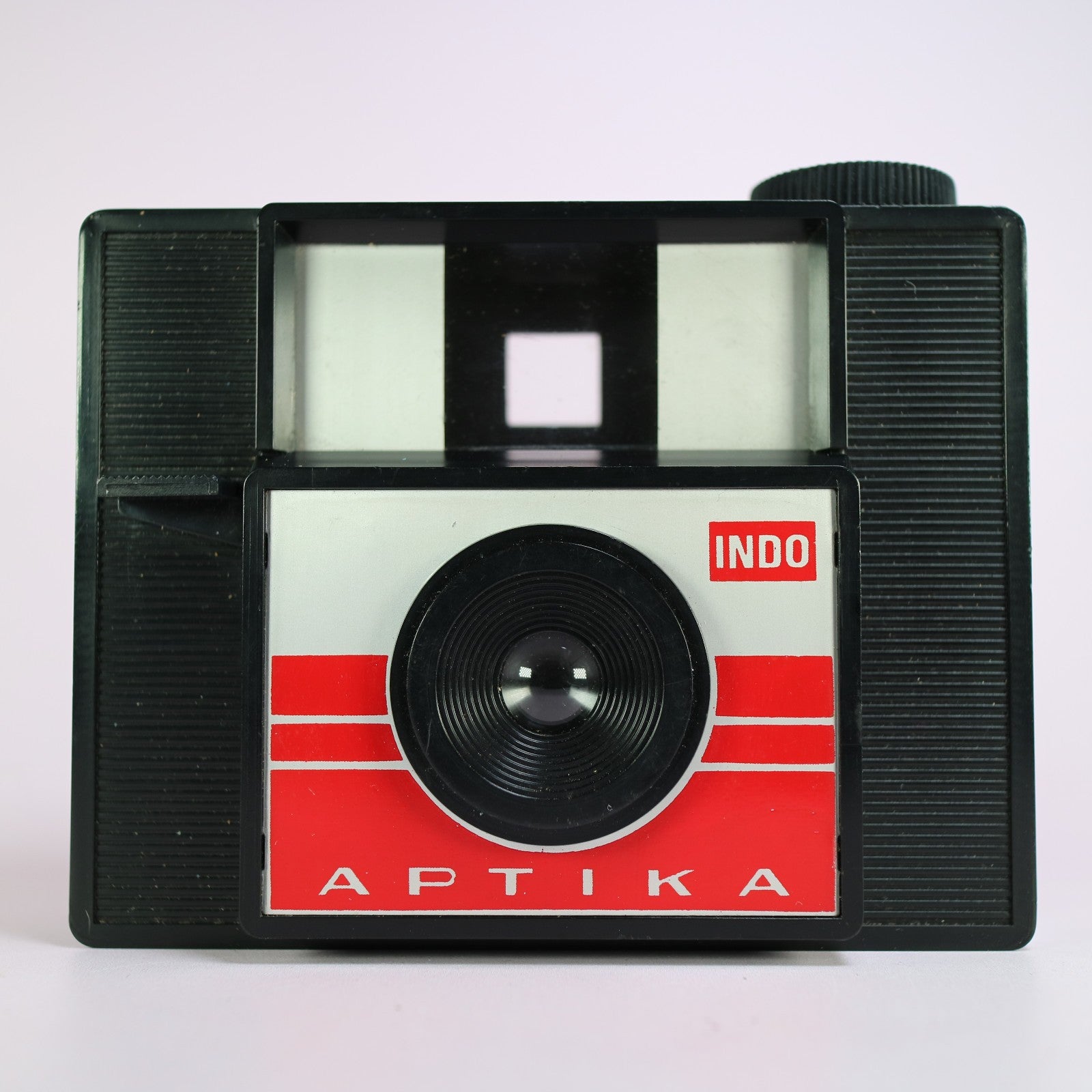Fex-indo Aptika 127mm Film Point and Shoot Camera Black Red Tested