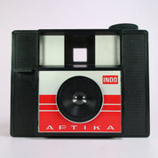 Fex-indo Aptika 127mm Film Point and Shoot Camera Black Red Tested