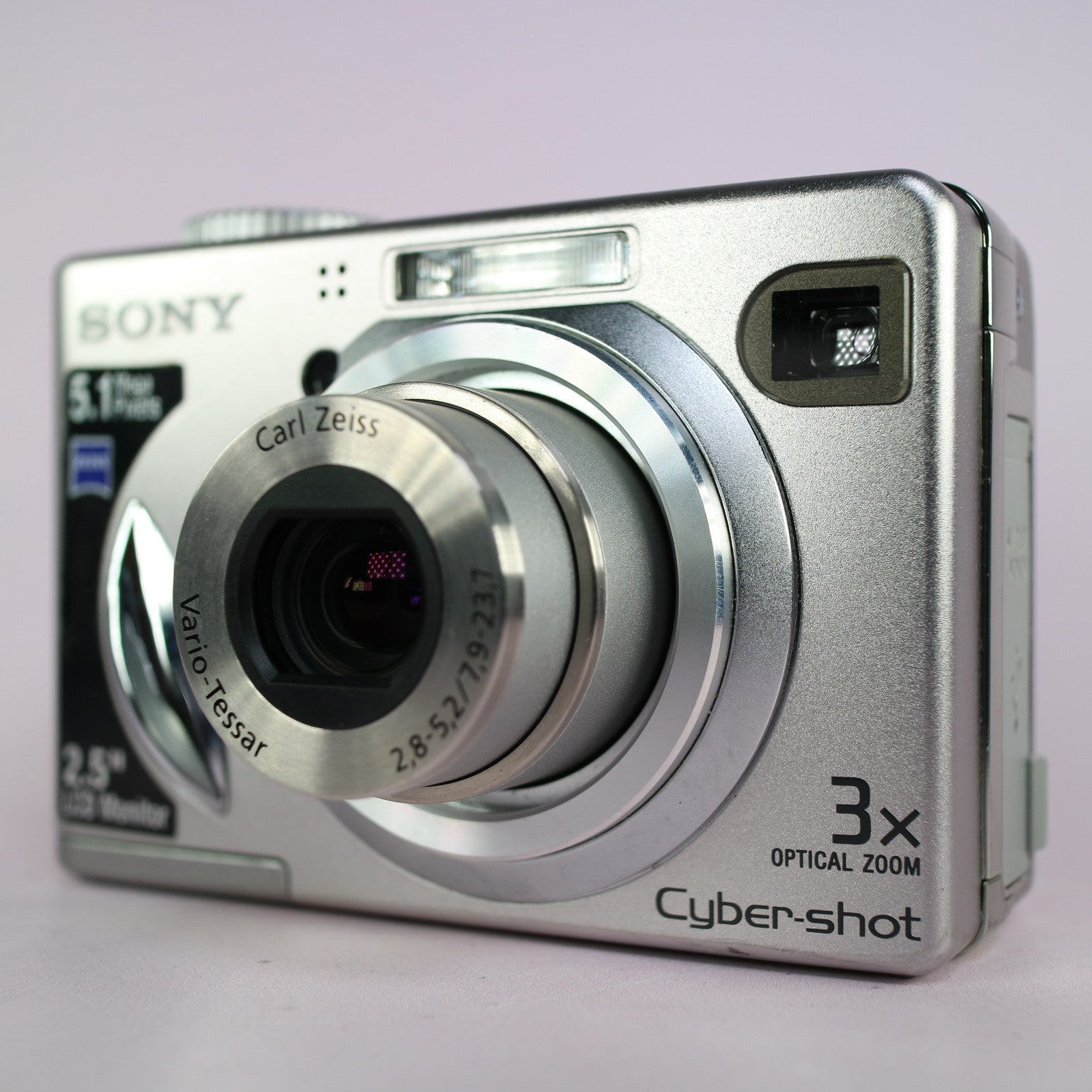 Sony Digital Camera Cybershot DSC-W5 5.1MP Silver Tested