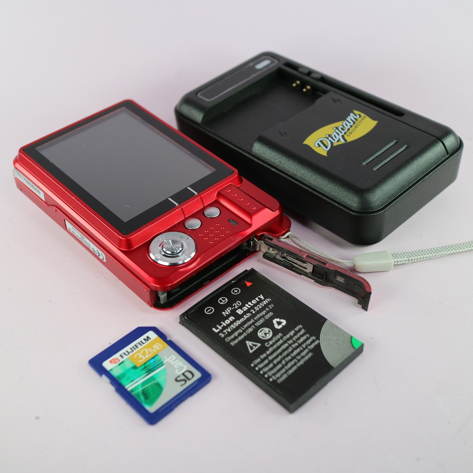 18.0MP Unbranded Compact Digital Camera Red Tested Full Working Set