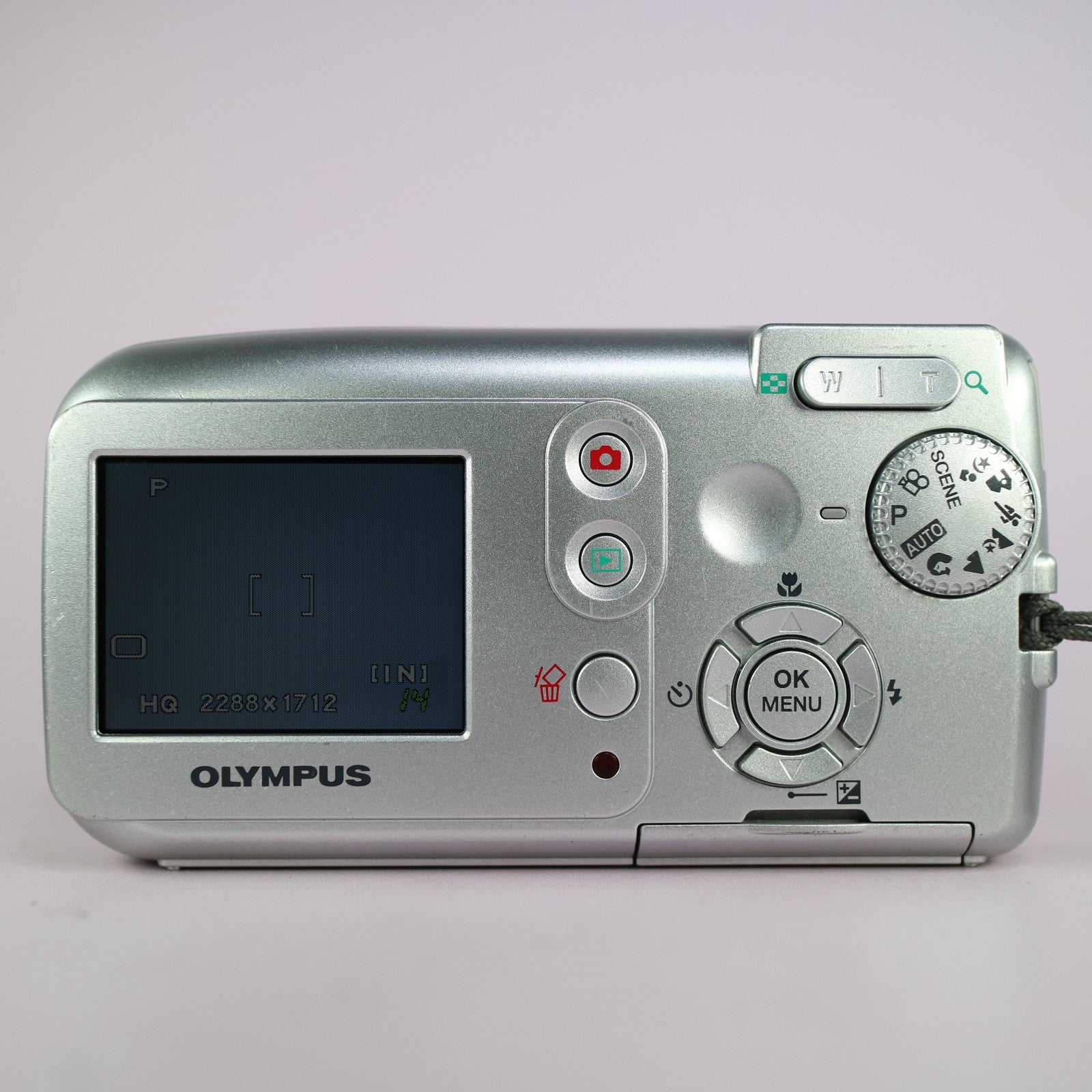 Olympus Digital Camera Camedia C-480 Zoom 4.0MP Silver Tested