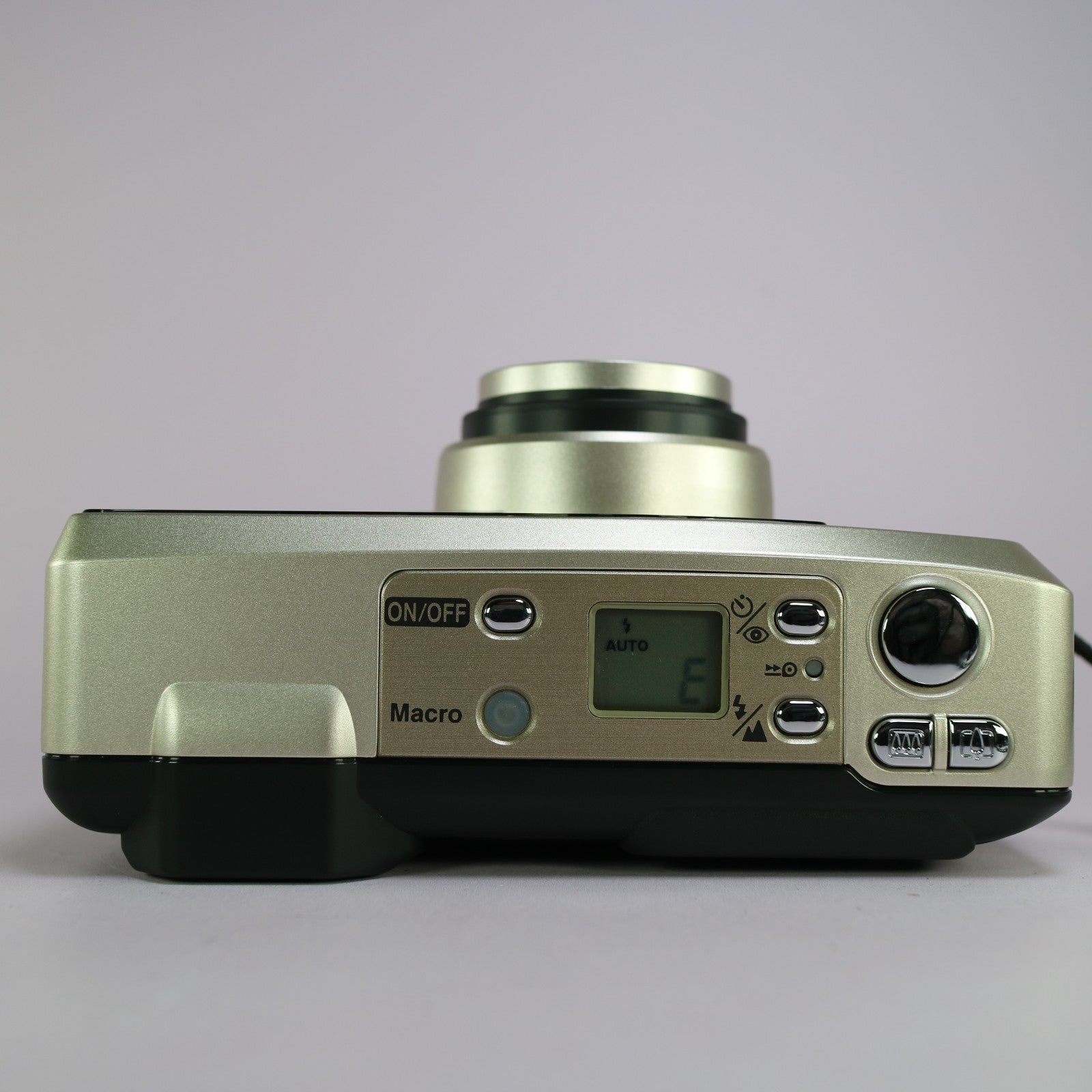 Nikon One Touch Zoom 90S 35mm Film Point And Shoot Camera Silver Tested