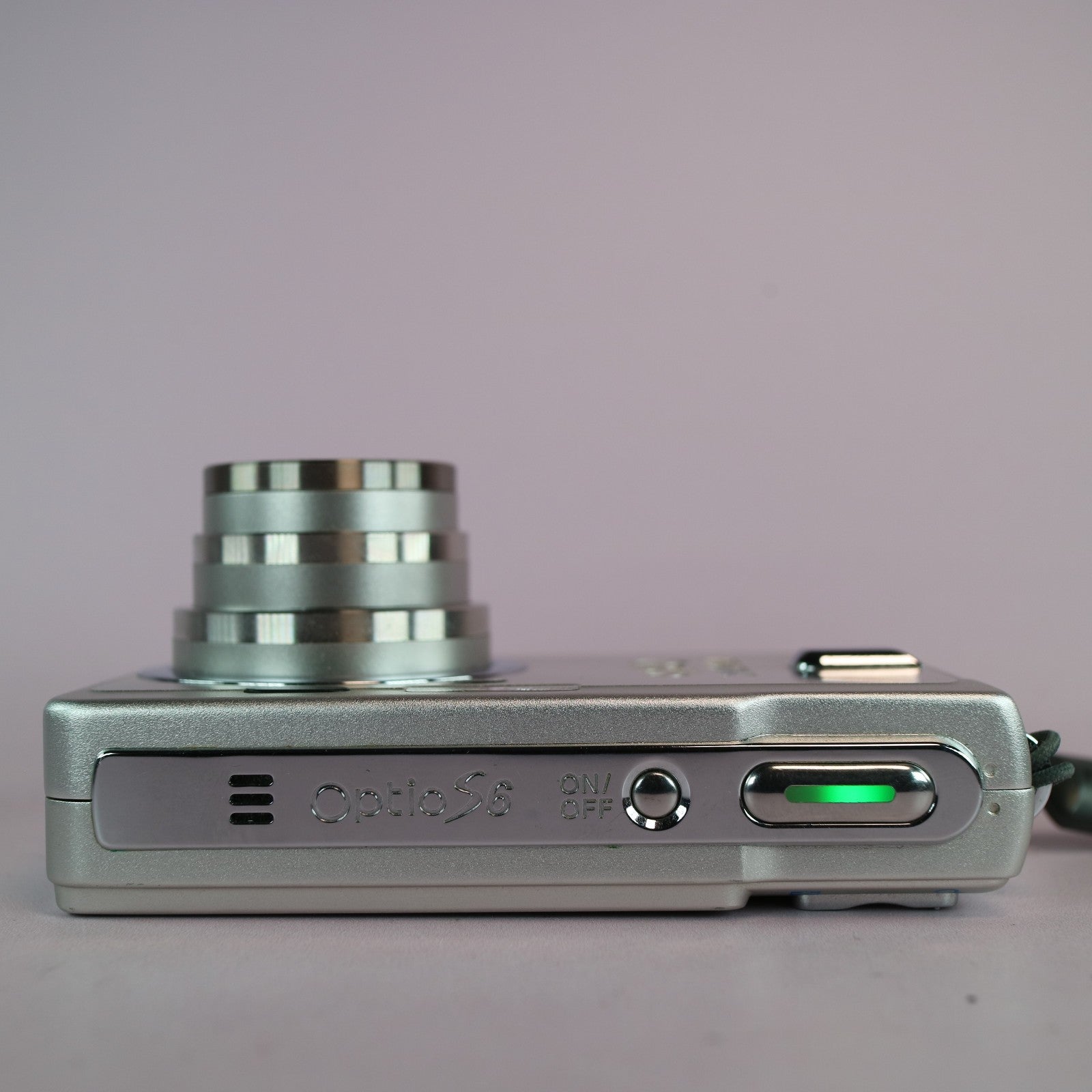 Pentax Digital Camera Optio S6 6.0MP Silver Tested