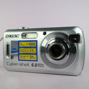 Sony Digital Camera Cybershot DSC-S600 6.0MP Silver Tested