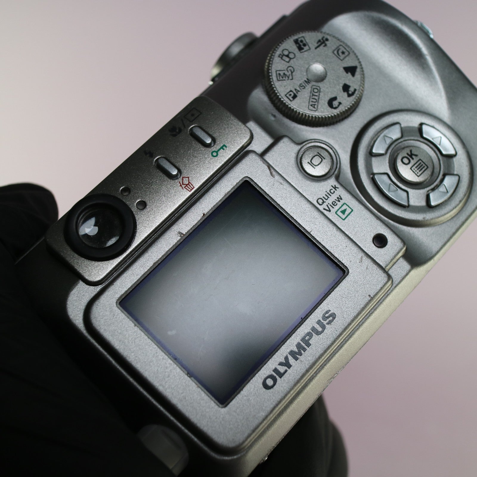 Olympus Digital Camera Camedia C-50 Zoom 5.0MP Silver Tested