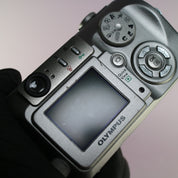 Olympus Digital Camera Camedia C-50 Zoom 5.0MP Silver Tested