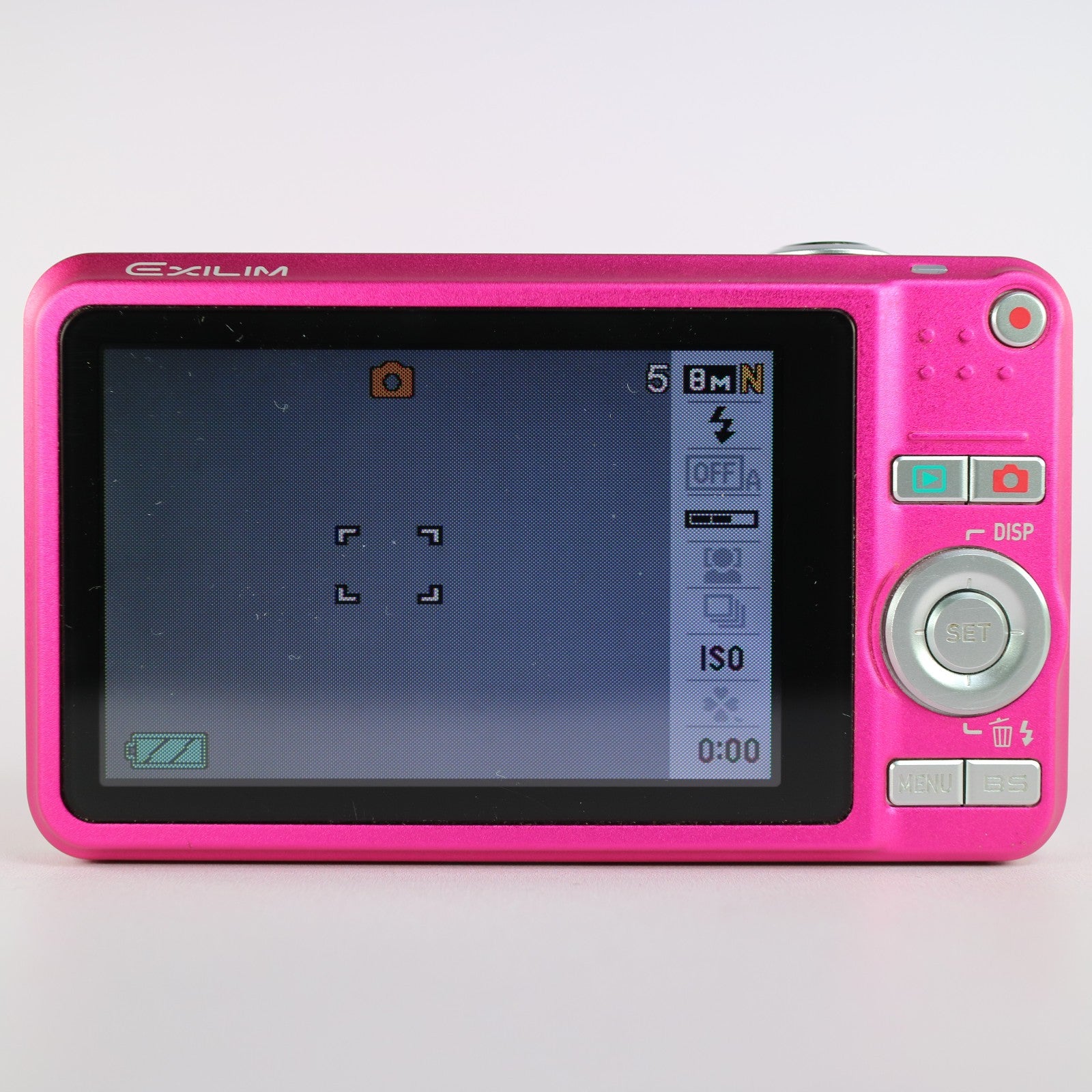 Casio Digital Camera Exilim EX-Z80 8.1MP Pink Tested Full Working Set