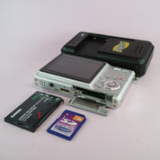 Casio Digital Camera Exilim EX-Z60 6.0MP Silver Tested Full Working Set