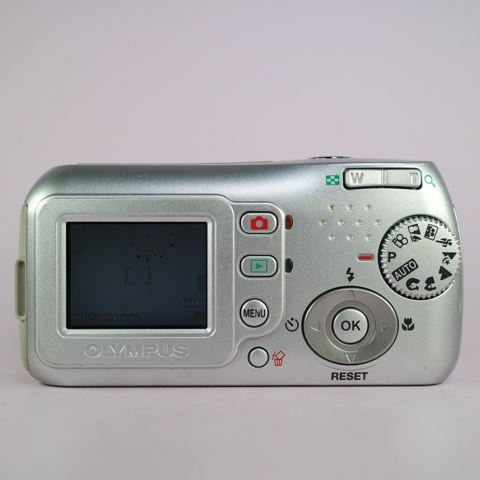 Olympus Camedia C-170 4.0MP Compact Digital Camera Silver Tested With xD Card
