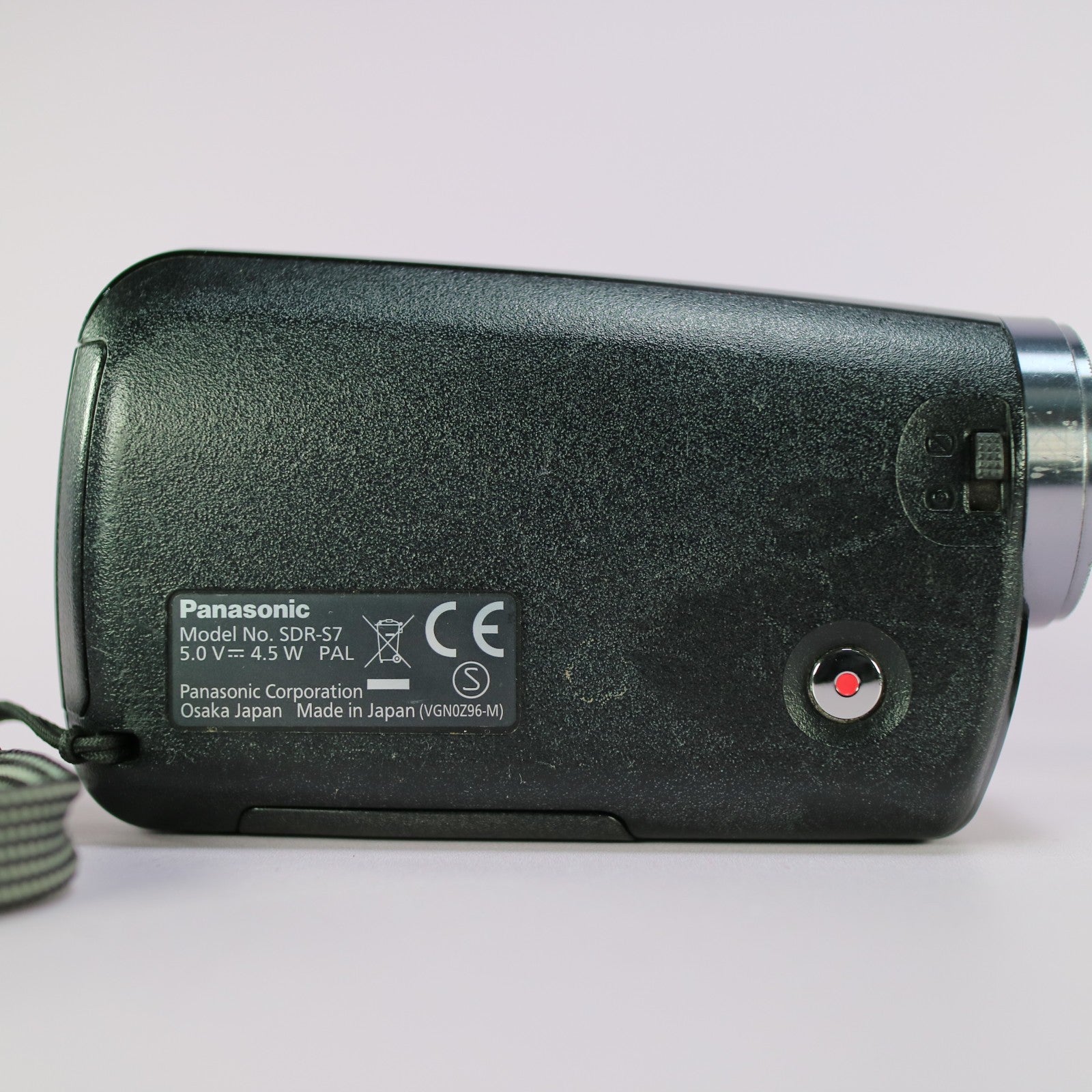 Panasonic SDR-S7 Handheld Digital Camcorder Black Tested Full Working Set